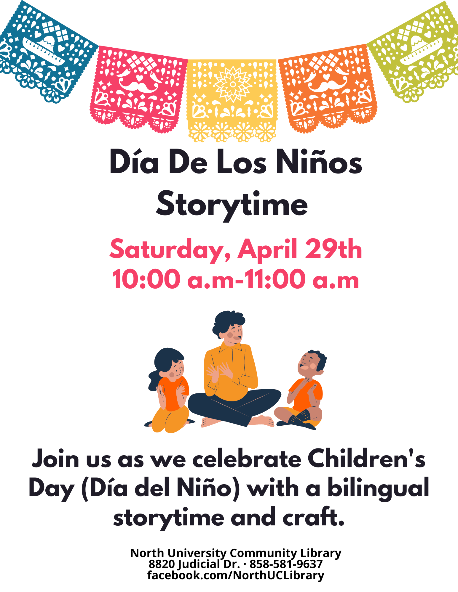 Día De Los Niños Storytime San Diego Public Library